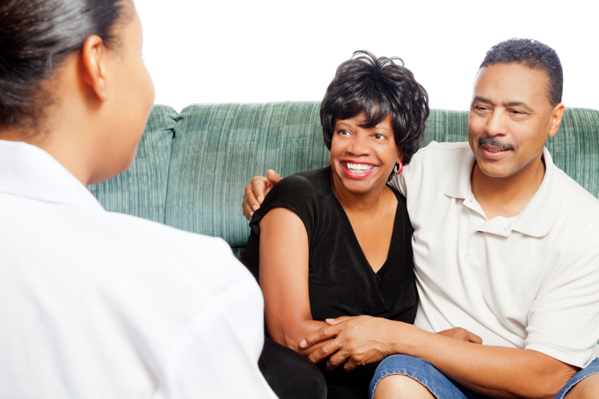 African American Couple in Therapy